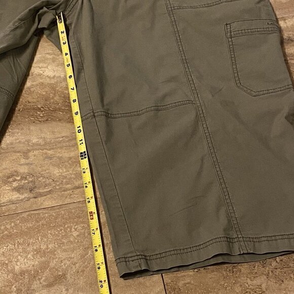 Lane Bryant Capri Olive Green Size 24 Drawstring/Button Closure - Picture 5 of 8